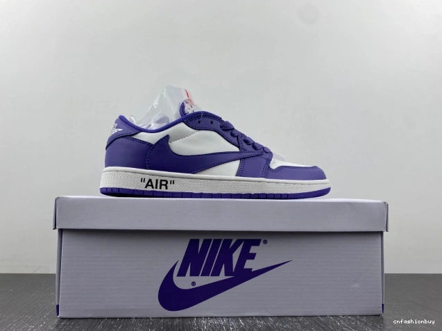 X CUSTOM AIR JORDAN DM7890-386 TRAVIS X OFF-WHITE 1 SCOTT 1211